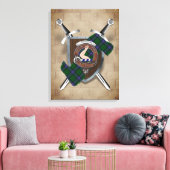 Toile Armstrong Clan Badge Crossed Swords Canvas Imprime (Insitu(Salon))
