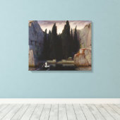 Toile Arnold Böcklin - L'île des morts (Insitu (Plancher de Bois))