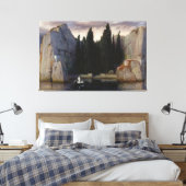 Toile Arnold Bocklin - L'île des morts (1883) (Insitu(Chambre))