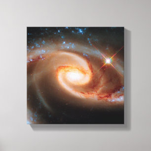 Toile Arp 273 Galaxies de la Rose Photo de Hubble sur l'