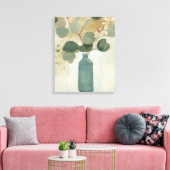 Toile Arrangement neutre - Verdure dans le Vase (Insitu(Salon))