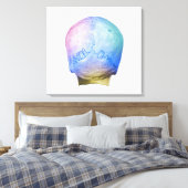 Toile Arrière du crâne humain (Insitu(Chambre))