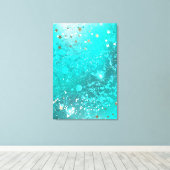 Toile Arrière - plan à huile Turquoise de la menthe (Insitu (Plancher de Bois))