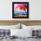 Toile Arrière - plan Abstrait du désert (Insitu(Chambre))