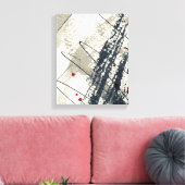 Toile arrière - plan Abstrait, texture d'encre. 2 (Insitu(Salon))