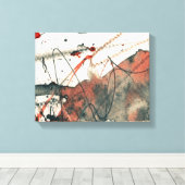 Toile arrière - plan Abstrait, texture d'encre. 5 (Insitu (Plancher de Bois))