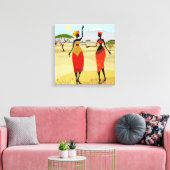 Toile Arrière - plan africaine (Insitu(Salon))