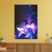 Toile Arrière - plan avec papillons de nuit (Insitu(Salon))