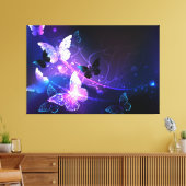 Toile Arrière - plan avec papillons de nuit (Insitu(Salon))