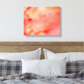 Toile Arrière - plan d'aquarelle Abstrait - orange (Insitu(Chambre))