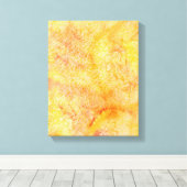 Toile Arrière - plan d'aquarelle orange (Insitu (Plancher de Bois))