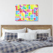 Toile arrière - plan d'aquarelle peint Abstrait. 2 (Insitu(Chambre))