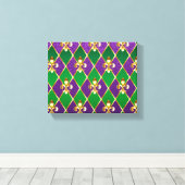 Toile Arrière - plan de bijoux Mardi Gras (Insitu (Plancher de Bois))