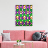 Toile Arrière - plan de bijoux Mardi Gras (Insitu(Salon))