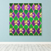 Toile Arrière - plan de bijoux Mardi Gras (Insitu (Plancher de Bois))