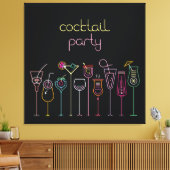 Toile Arrière - plan de Cocktail (Insitu(Salon))