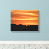 Toile Arrière - plan de coucher de soleil (Insitu (Plancher de Bois))