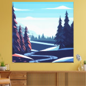Toile Arrière - plan de la collection d'hiver (Insitu(Salon))