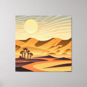 Toile Arrière - plan du désert (Recto)