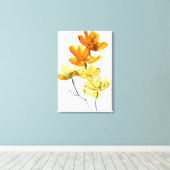 Toile arrière - plan floral Abstrait (Insitu (Plancher de Bois))