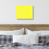 Toile Arrière-plan jaune uni vibrant (Insitu(Chambre))