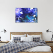 Toile Arrière - plan spatial avec étoiles (Insitu(Chambre))