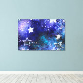 Toile Arrière - plan spatial avec étoiles (Insitu (Plancher de Bois))
