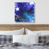 Toile Arrière - plan spatial avec étoiles (Insitu(Chambre))