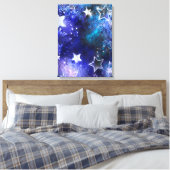 Toile Arrière - plan spatial avec étoiles (Insitu(Chambre))