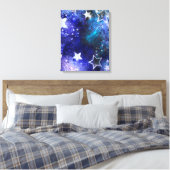 Toile Arrière - plan spatial avec étoiles (Insitu(Chambre))