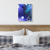 Toile Arrière - plan spatial avec étoiles (Insitu(Chambre))