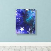 Toile Arrière - plan spatial avec étoiles (Insitu (Plancher de Bois))