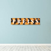 Toile Arrière - plan Tiger Prénom/Famille/Nom (Insitu (Plancher de Bois))