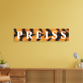 Toile Arrière - plan Tiger Prénom/Famille/Nom (Insitu(Salon))