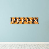 Toile Arrière - plan Tiger Prénom/Famille/Nom (Insitu (Plancher de Bois))