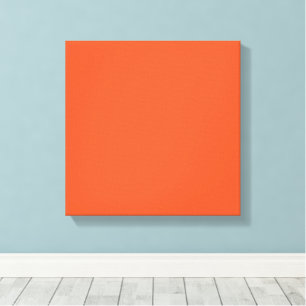 Toile Arrière-plan uni minimaliste orange vif