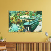 Toile Arrivée aux sources (Insitu(Salon))