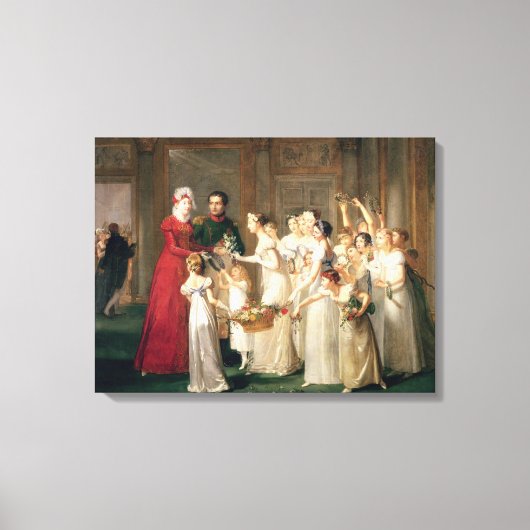 Toile Arrivée de Marie-Louise de Habsbourg-Lorraine (Recto)