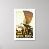 Toile Arrivée d'Imperial Airways (Recto)