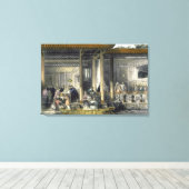 Toile Arrivée du mariage Présents à la Résidence nuptial (Insitu (Plancher de Bois))