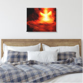 Toile Arrivée d'un ange (Insitu(Chambre))