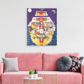 Toile Arrivée Noël (Insitu(Salon))