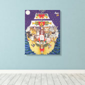 Toile Arrivée Noël (Insitu (Plancher de Bois))