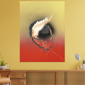 Toile Arrivée sur une aile et une prière (Insitu(Salon))