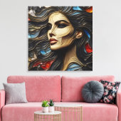 Toile Arrogance dévoilée - L'IA à nouveau (Insitu(Salon))