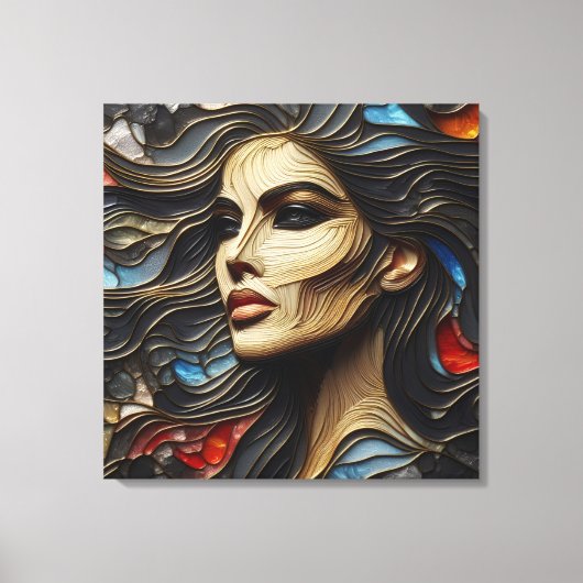 Toile Arrogance dévoilée - L'IA à nouveau (Recto)