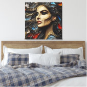 Toile Arrogance dévoilée - L'IA à nouveau (Insitu(Chambre))