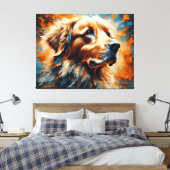 Toile Art 2 - Golden Retriever 1 (Insitu(Chambre))