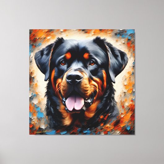 Toile Art 2 - Rottweiler 1 (Recto)