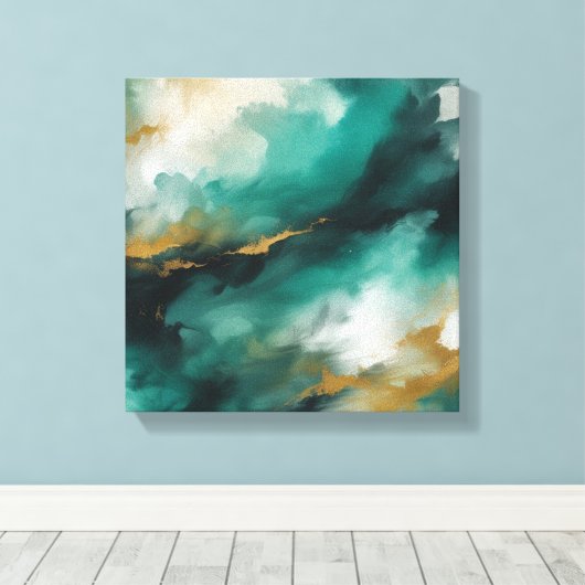 Toile art Abstrait (Insitu (Plancher de Bois))